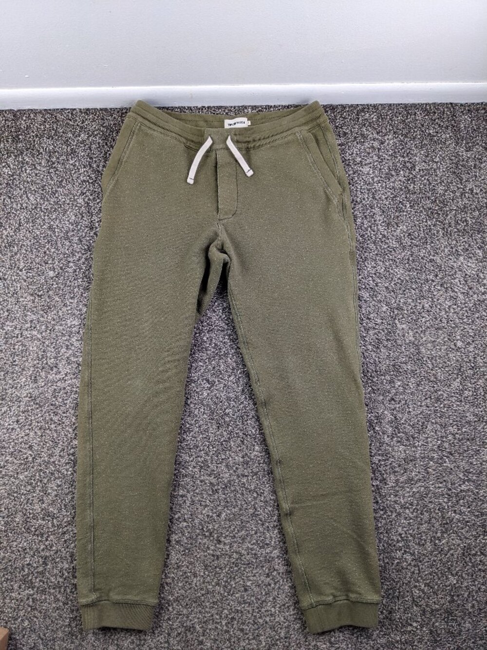 Taylor Stitch Pants Fillmore Joggers Sweatpants Cypress Terry Green Mens Small